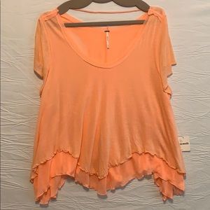 Free People NWT Orange Top